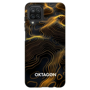 Hülle für Samsung Galaxy A12 A125F - OKTAGON - Fightflow Abstract