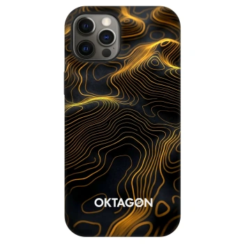 Picasee Fashion Case MagSafe für Apple iPhone 12 Pro - OKTAGON - Fightflow Abstract