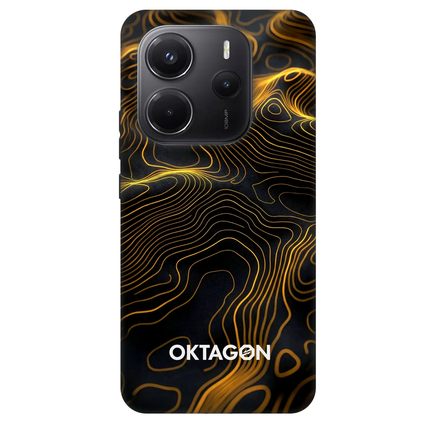 Picasee Fashion Case für Xiaomi Redmi Note 14 5G - OKTAGON - Fightflow Abstract