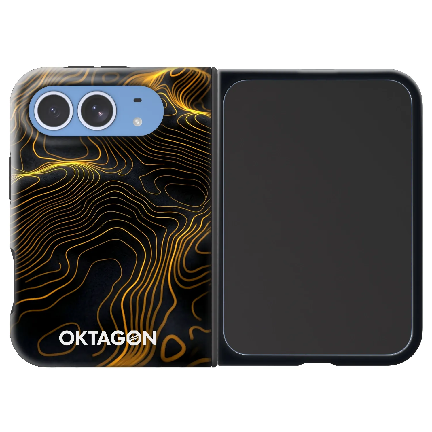 Picasee Fashion Case MagSafe für Apple iPhone Duo - OKTAGON - Fightflow Abstract