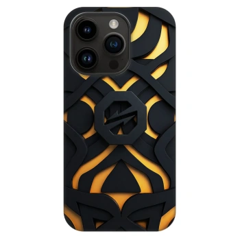 Hülle für Apple iPhone 14 Pro - OKTAGON - Impact Abstract