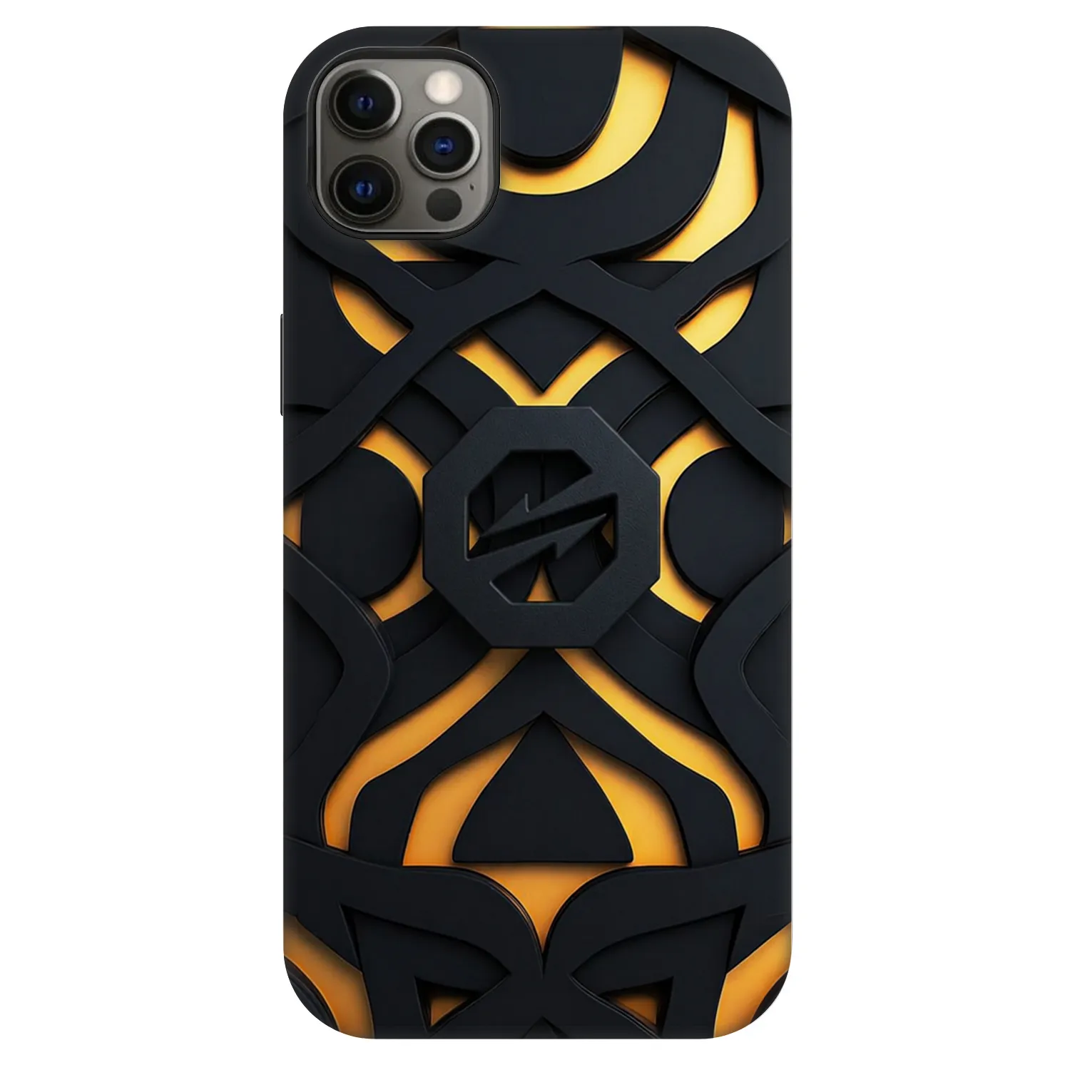 Picasee Fashion Case MagSafe für Apple iPhone 12 Pro Max - OKTAGON - Impact Abstract