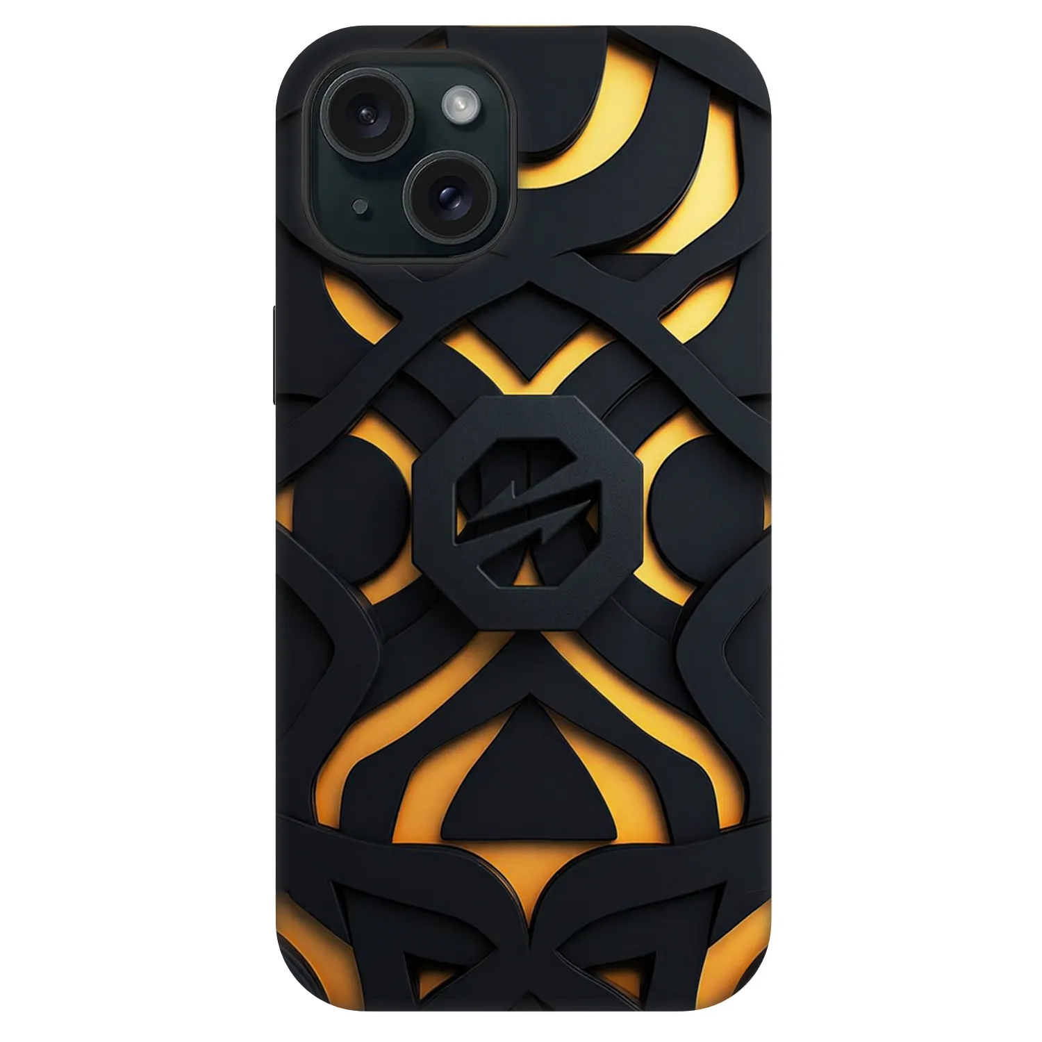 Picasee Fashion Case MagSafe für Apple iPhone 15 - OKTAGON - Impact Abstract
