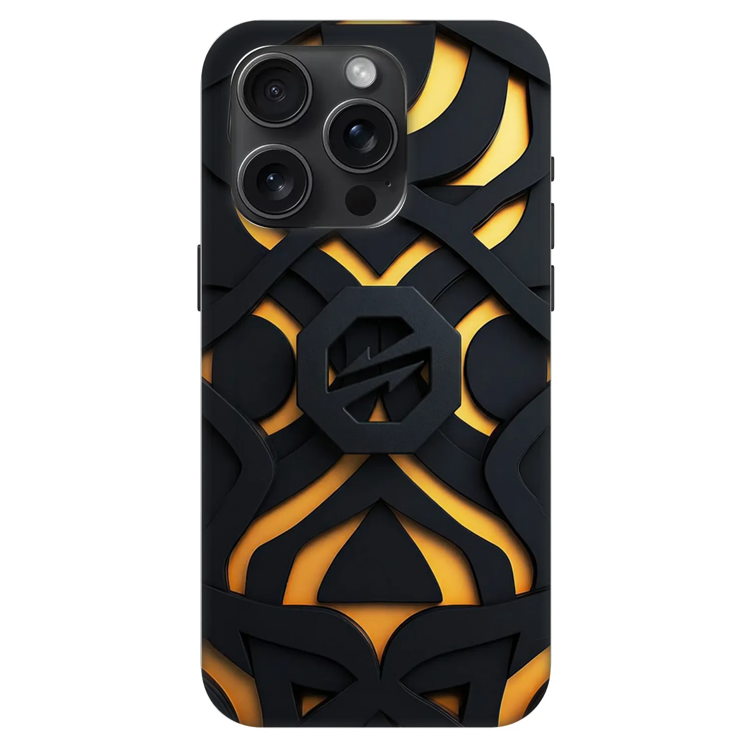 Picasee Fashion Case MagSafe für Apple iPhone 15 Pro - OKTAGON - Impact Abstract