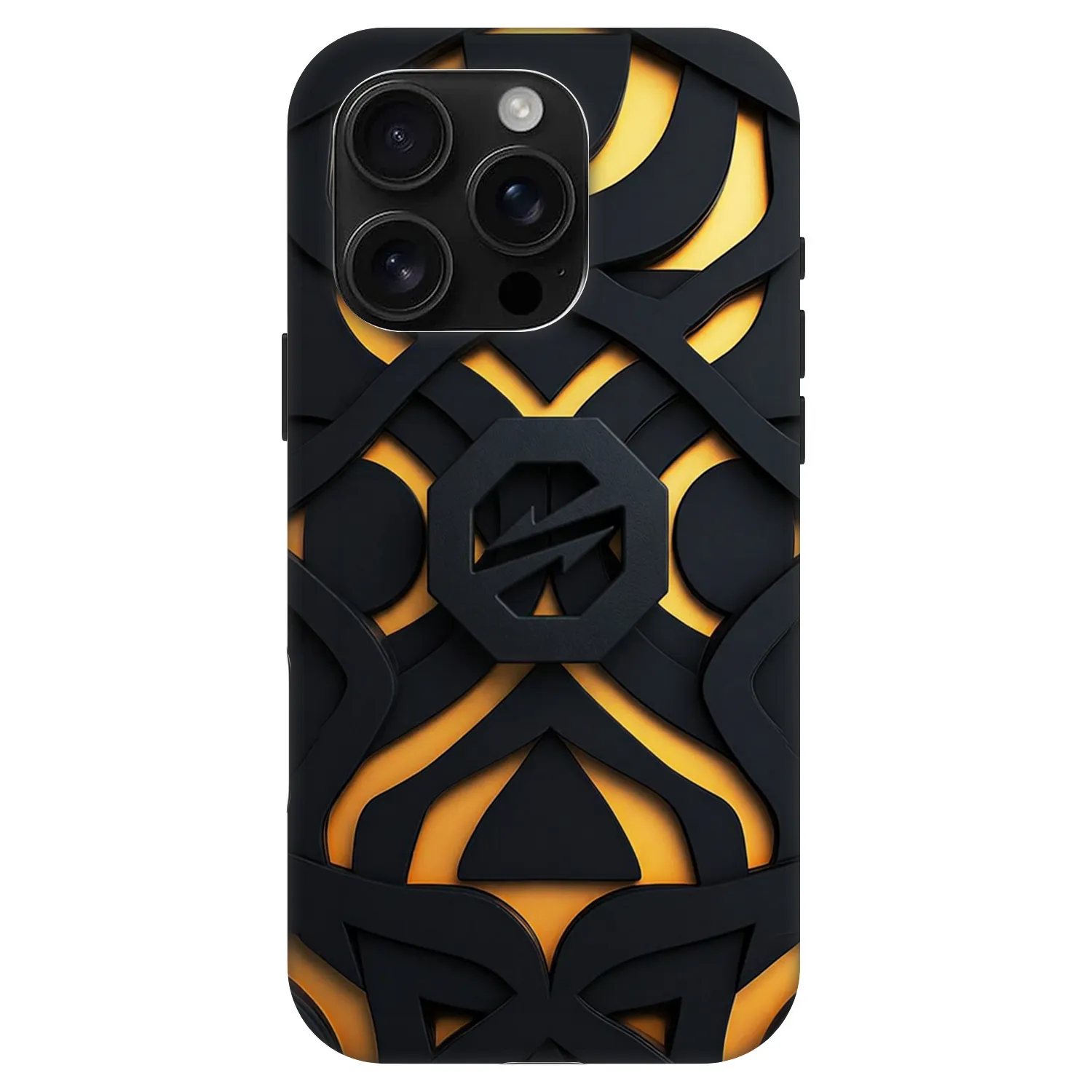 Picasee Fashion Case MagSafe für Apple iPhone 16 Pro - OKTAGON - Impact Abstract