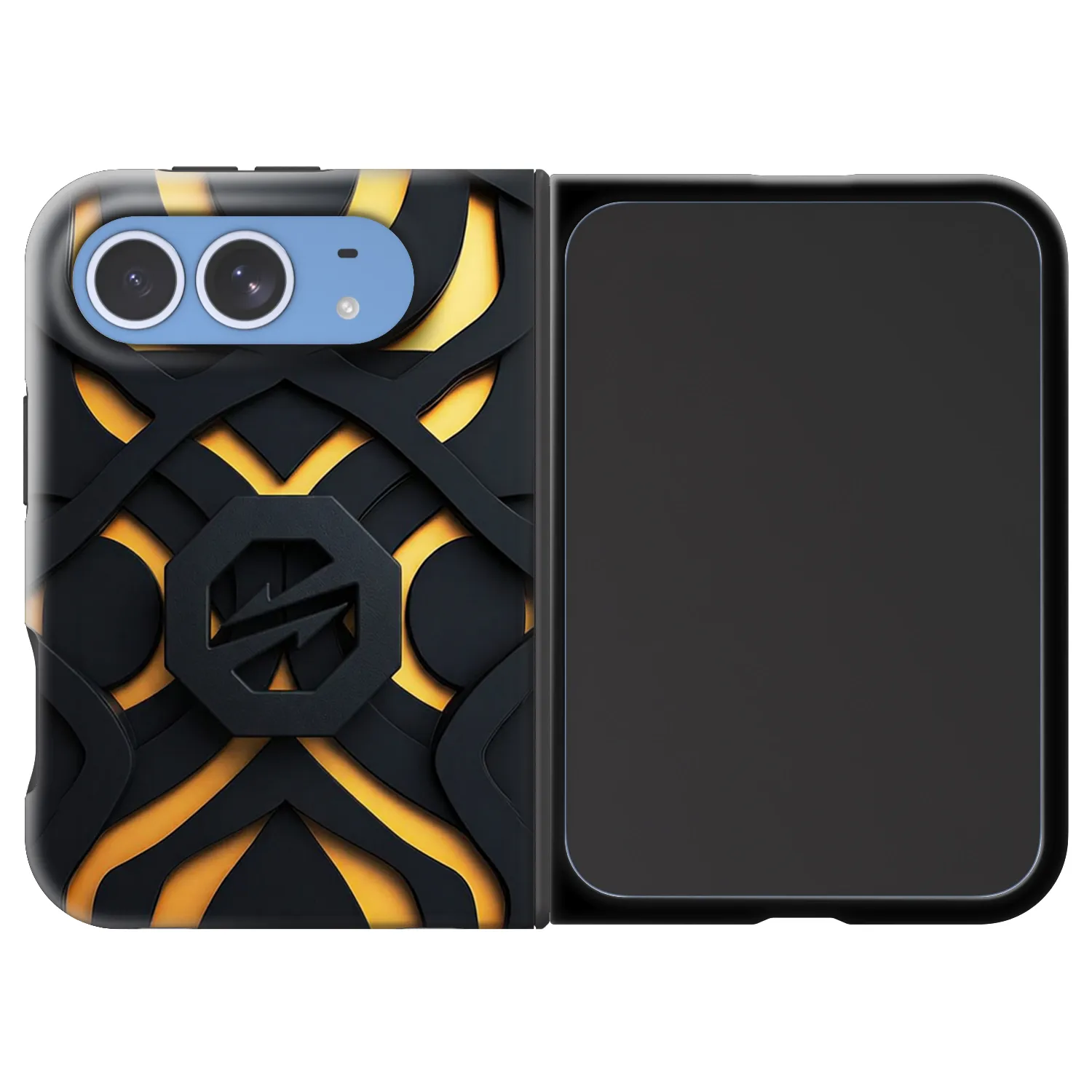 Picasee Fashion Case MagSafe für Apple iPhone Duo - OKTAGON - Impact Abstract