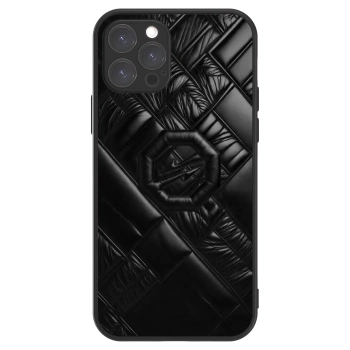 Picasee ULTIMATE CASE für Apple iPhone 12 Pro - OKTAGON - Puffer Blackout