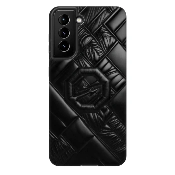 Hülle für Samsung Galaxy S21 FE 5G - OKTAGON - Puffer Blackout
