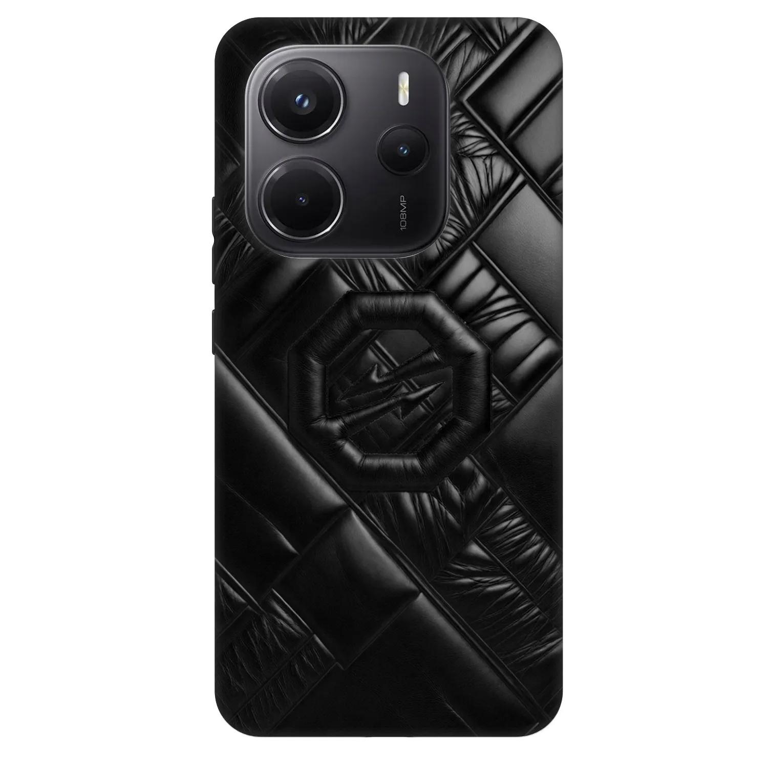 Picasee Fashion Case für Xiaomi Redmi Note 14 5G - OKTAGON - Puffer Blackout