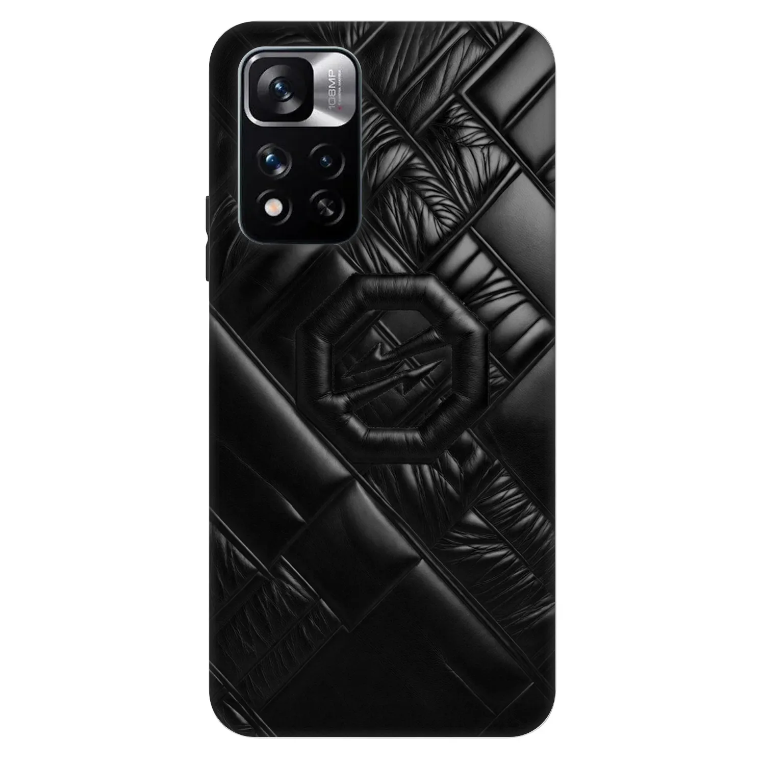 Picasee Fashion Case für Xiaomi Redmi Note 11 Pro - OKTAGON - Puffer Blackout