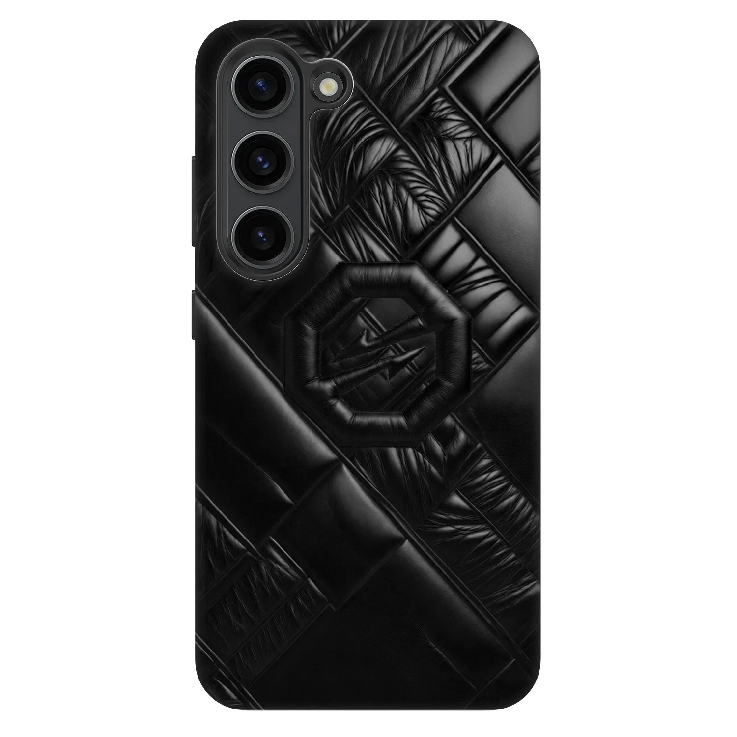 Picasee Fashion Case für Samsung Galaxy S23 5G - OKTAGON - Puffer Blackout