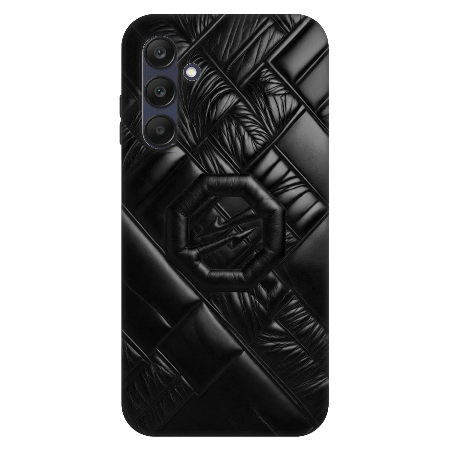 Picasee Fashion Case für Samsung Galaxy A25 A256B 5G - OKTAGON - Puffer Blackout