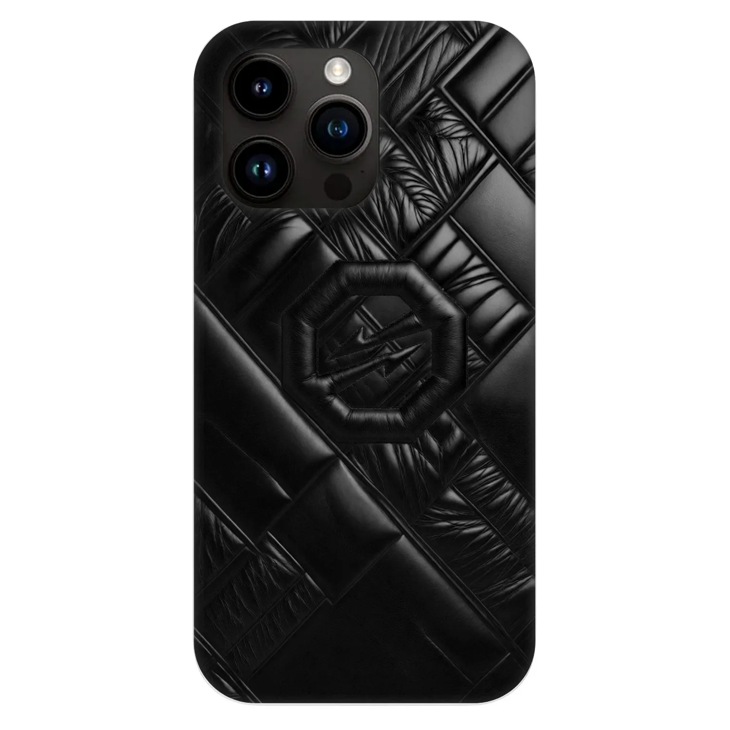 Picasee Fashion Case MagSafe für Apple iPhone 13 Pro - OKTAGON - Puffer Blackout