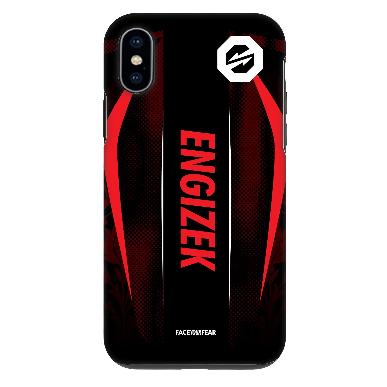 Picasee Fashion Case für Apple iPhone X/XS - OKTAGON - Engizek Fight Jersey