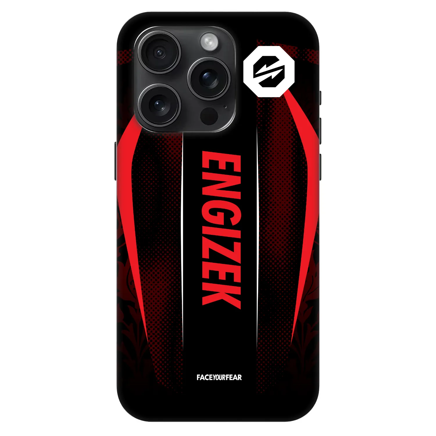Picasee Fashion Case MagSafe für Apple iPhone 15 Pro - OKTAGON - Engizek Fight Jersey