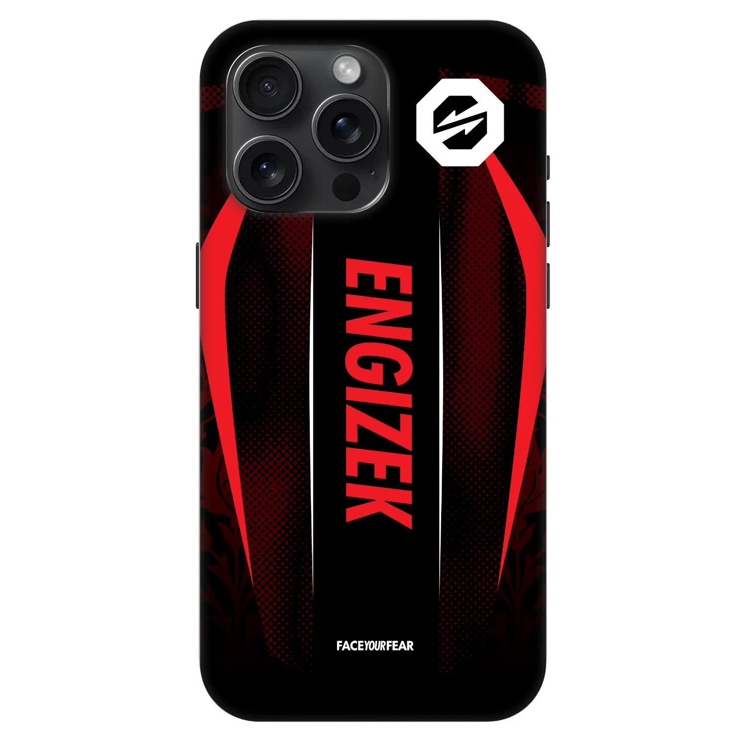 Picasee Fashion Case MagSafe für Apple iPhone 15 Pro Max - OKTAGON - Engizek Fight Jersey