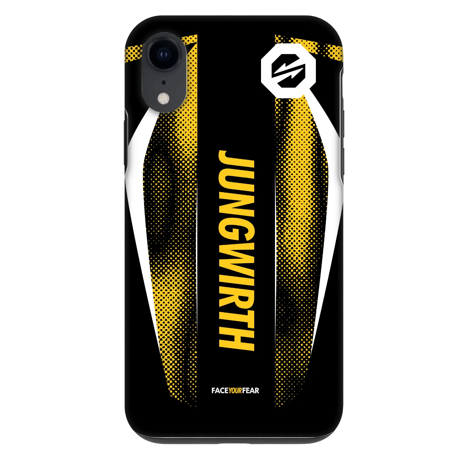 Picasee Fashion Case für Apple iPhone XR - OKTAGON - Jungwirth Fight Jersey