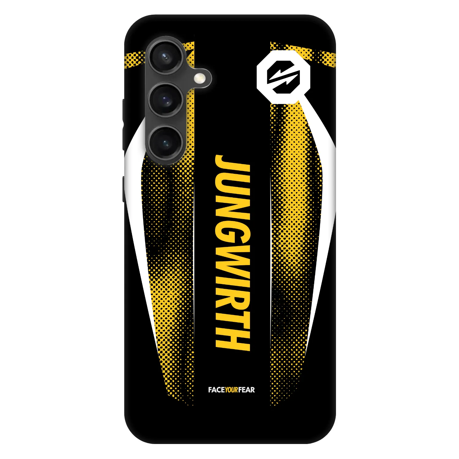 Picasee Fashion Case für Samsung Galaxy S24 FE S721B - OKTAGON - Jungwirth Fight Jersey