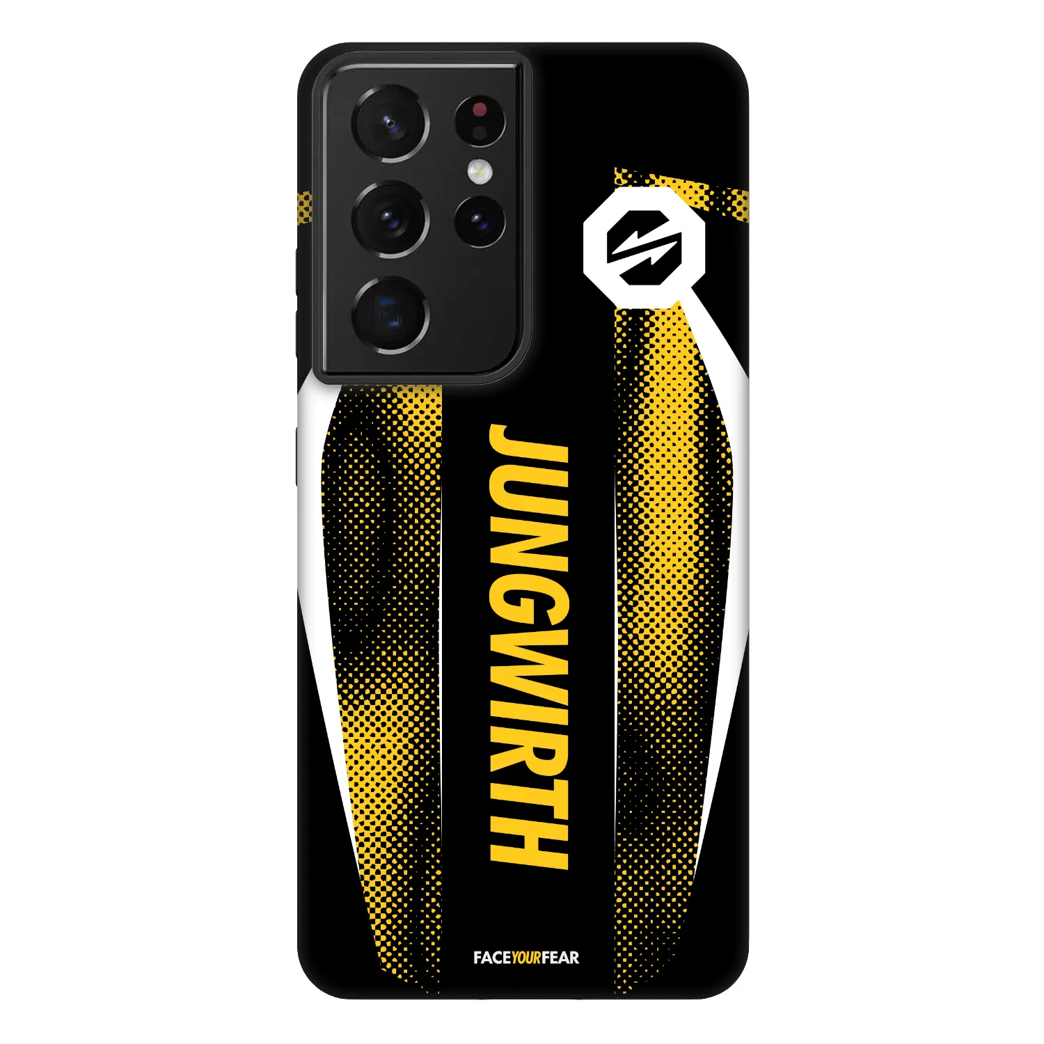 Picasee Fashion Case für Samsung Galaxy S21 Ultra 5G G998B - OKTAGON - Jungwirth Fight Jersey