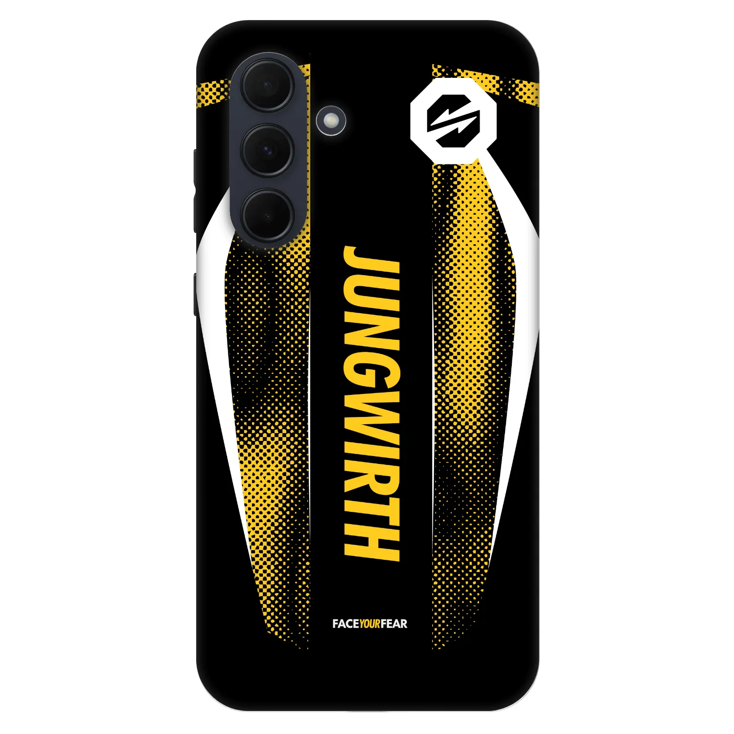 Picasee Fashion Case für Samsung Galaxy A35 5G A356B - OKTAGON - Jungwirth Fight Jersey