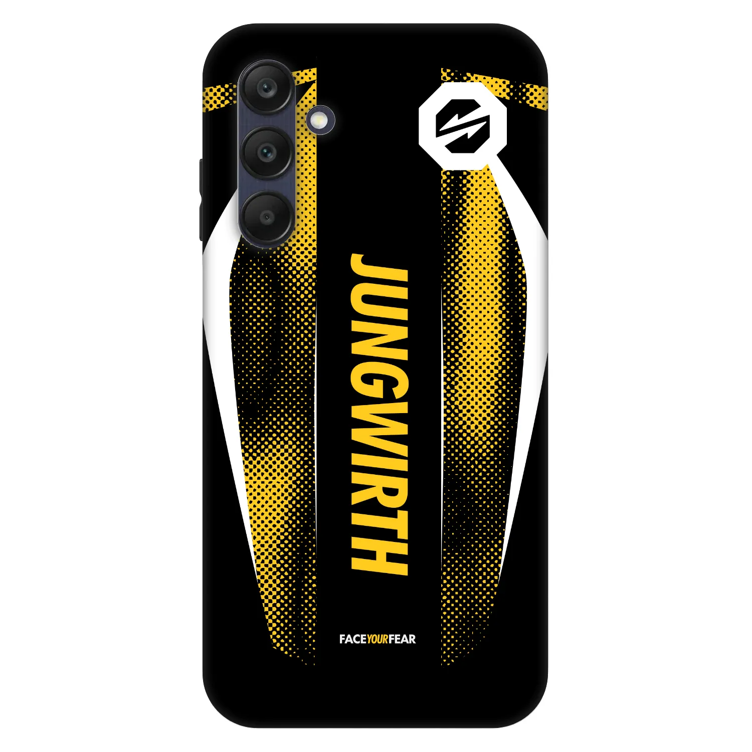 Picasee Fashion Case für Samsung Galaxy A25 A256B 5G - OKTAGON - Jungwirth Fight Jersey