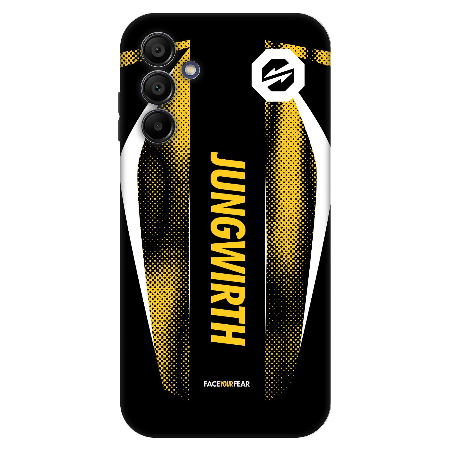 Picasee Fashion Case für Samsung Galaxy A15 A155F 4G - OKTAGON - Jungwirth Fight Jersey