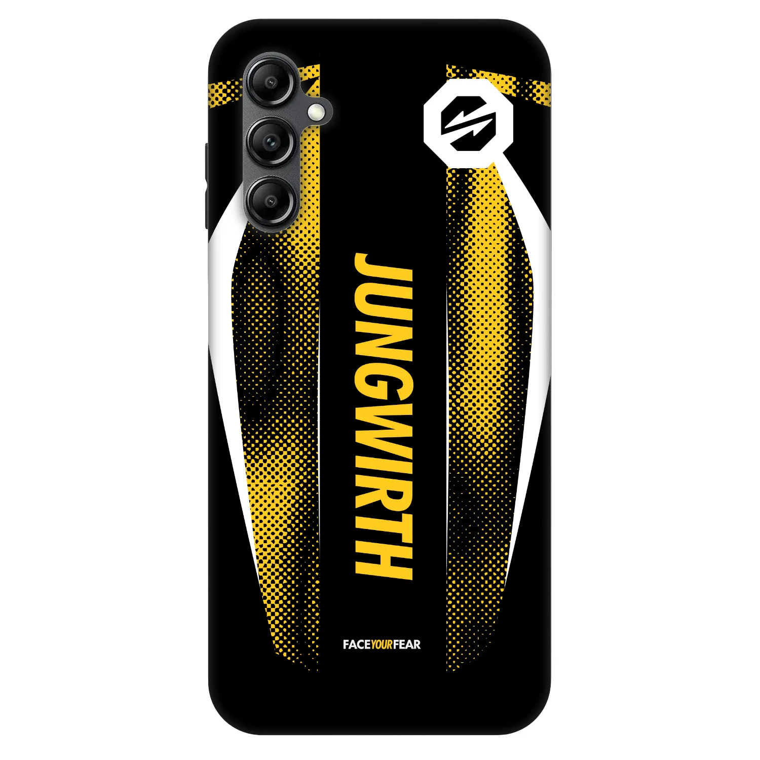 Picasee Fashion Case für Samsung Galaxy A14 4G A145R - OKTAGON - Jungwirth Fight Jersey