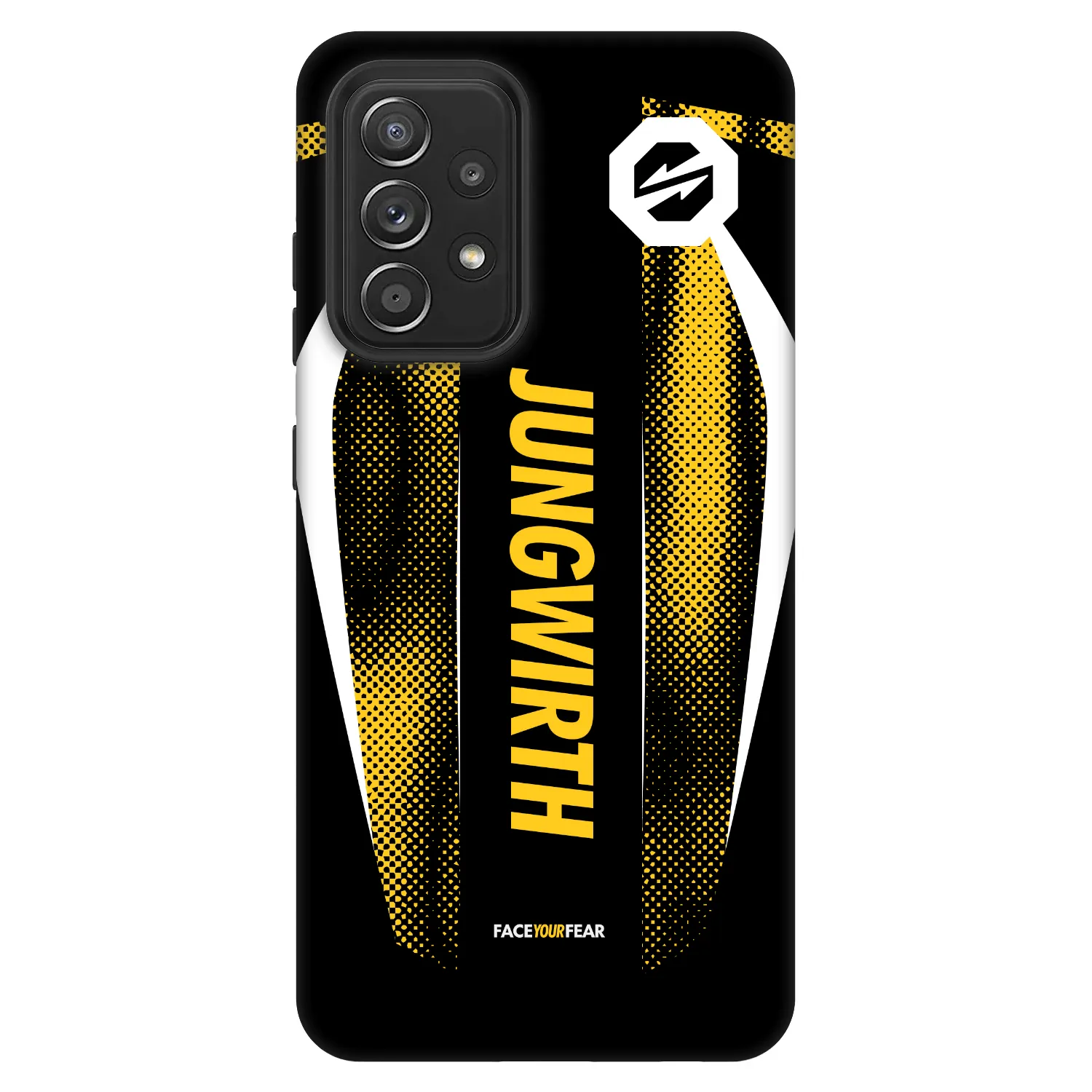 Picasee Fashion Case für Samsung Galaxy A52 5G A525F - OKTAGON - Jungwirth Fight Jersey