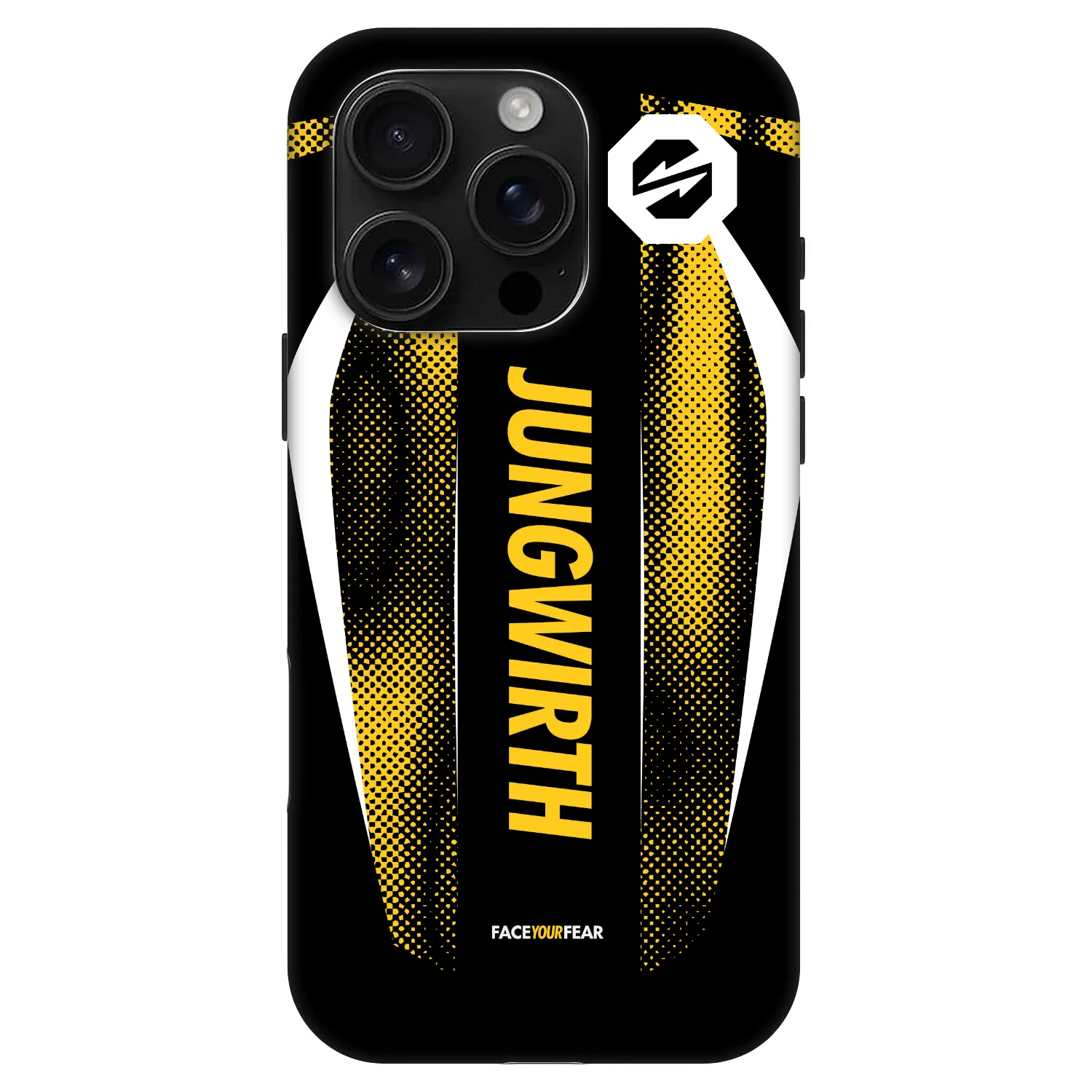 Picasee Fashion Case MagSafe für Apple iPhone 16 Pro - OKTAGON - Jungwirth Fight Jersey