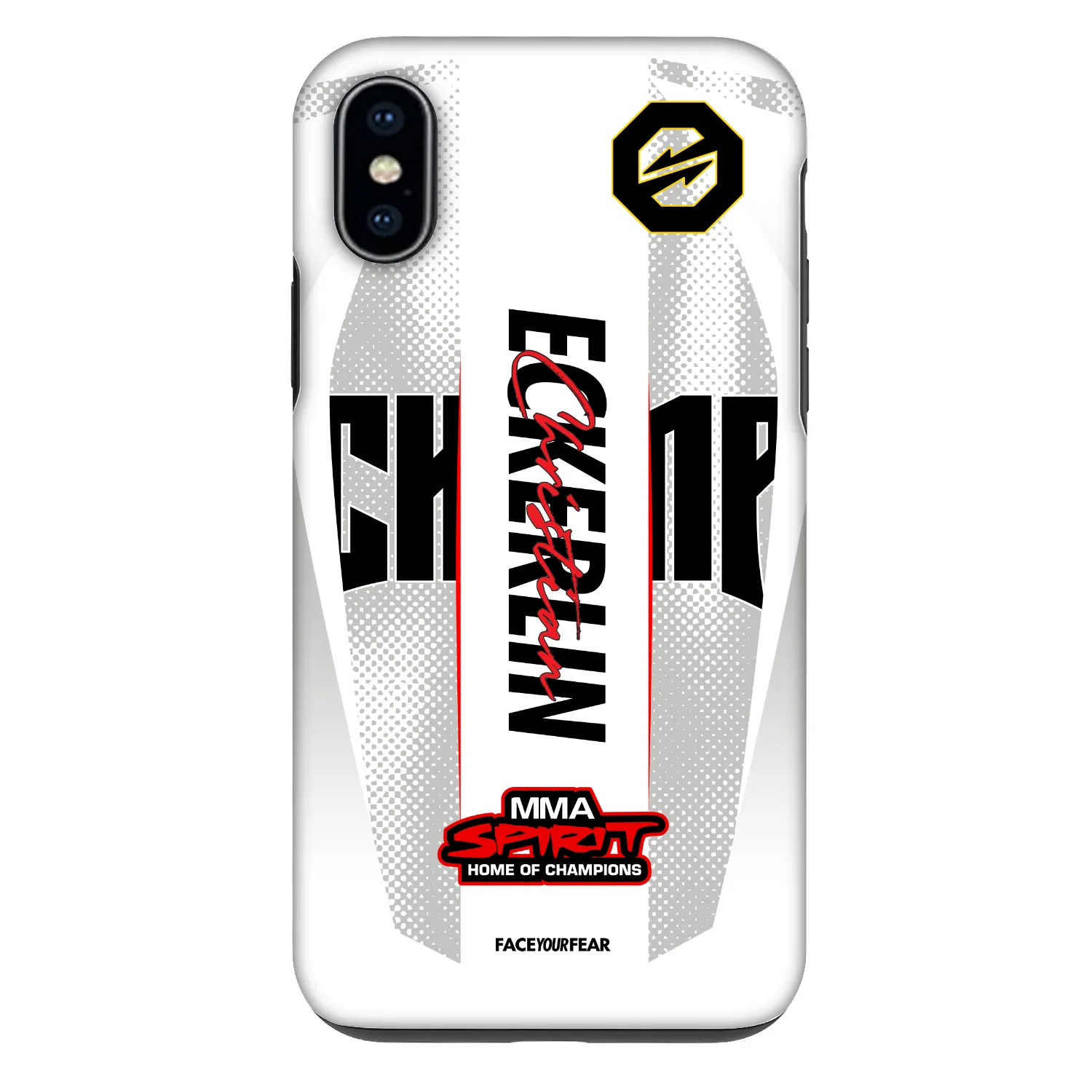 Picasee Fashion Case für Apple iPhone X/XS - OKTAGON - Eckerlin Fight Jersey