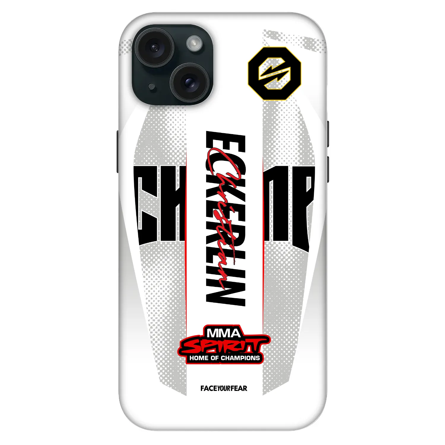 Picasee Fashion Case MagSafe für Apple iPhone 15 Plus - OKTAGON - Eckerlin Fight Jersey