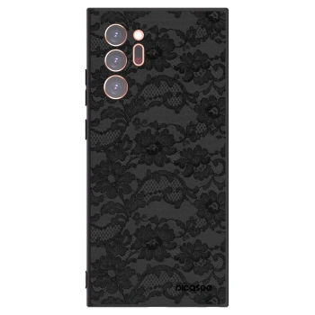 Picasee Samsung Galaxy Note 20 Ultra Hülle - Schwarzes Silikon - Dark Elegance
