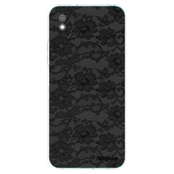 Picasee Xiaomi Redmi 9A Hülle - Schwarzes Silikon - Dark Elegance