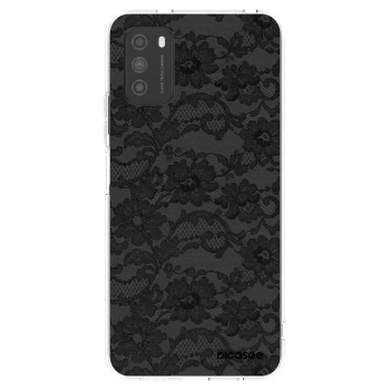 Picasee Xiaomi Poco M3 Hülle - Transparentes Silikon - Dark Elegance
