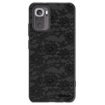 Picasee Xiaomi Redmi Note 10 Hülle - Schwarzes Silikon - Dark Elegance