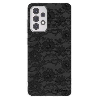 Picasee Samsung Galaxy A52 5G A525F Hülle - Transparentes Silikon - Dark Elegance