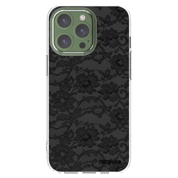 Picasee Apple iPhone 13 Pro Hülle - Transparentes Silikon - Dark Elegance