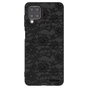 Picasee Samsung Galaxy M12 M127F Hülle - Schwarzes Silikon - Dark Elegance