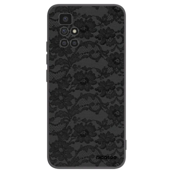 Picasee Xiaomi Redmi 10 Hülle - Schwarzes Silikon - Dark Elegance