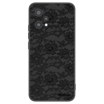 Picasee Realme 9 Pro 5G Hülle - Schwarzes Silikon - Dark Elegance