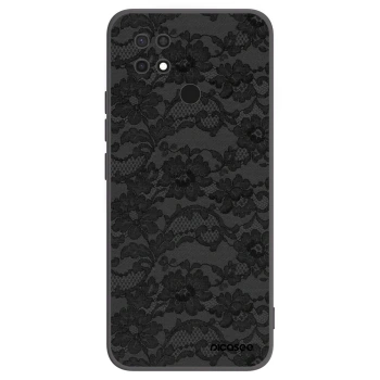 Picasee Xiaomi Redmi 10C Hülle - Schwarzes Silikon - Dark Elegance