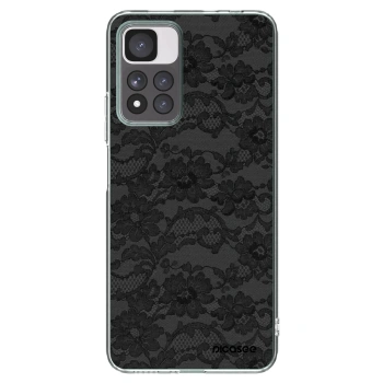 Picasee Xiaomi Redmi Note 11 Pro+ 5G Hülle - Transparentes Silikon - Dark Elegance