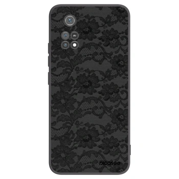 Picasee Xiaomi Poco M4 Pro Hülle - Schwarzes Silikon - Dark Elegance