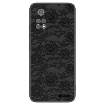 Picasee Xiaomi Redmi Note 11S 5G Hülle - Schwarzes Silikon - Dark Elegance