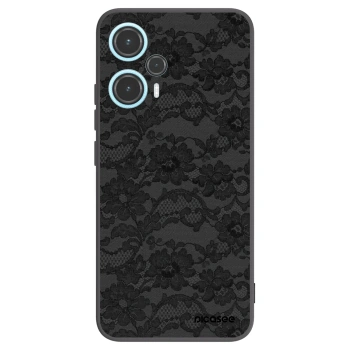 Picasee Xiaomi Poco F5 Hülle - Schwarzes Silikon - Dark Elegance
