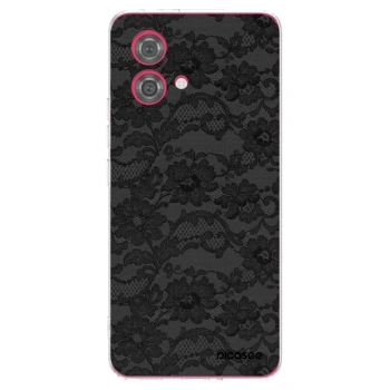 Picasee Motorola Moto G84 5G Hülle - Transparentes Silikon - Dark Elegance