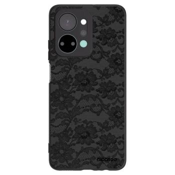 Picasee Honor X7a Hülle - Schwarzes Silikon - Dark Elegance