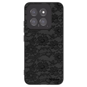 Picasee Xiaomi 14 Hülle - Schwarzes Silikon - Dark Elegance