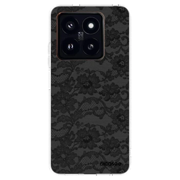 Picasee Xiaomi 14 Pro Hülle - Transparentes Silikon - Dark Elegance