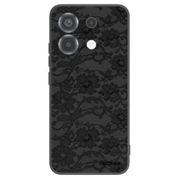 Picasee Xiaomi Poco X6 Hülle - Schwarzes Silikon - Dark Elegance